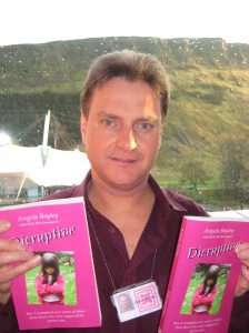 Eric, having just taken delivery of the first copies of 'Disruptive' from the printers