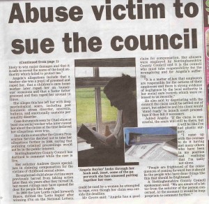 Second part of Mansfield Chad article on Angela Bayley and 'Disruptive'